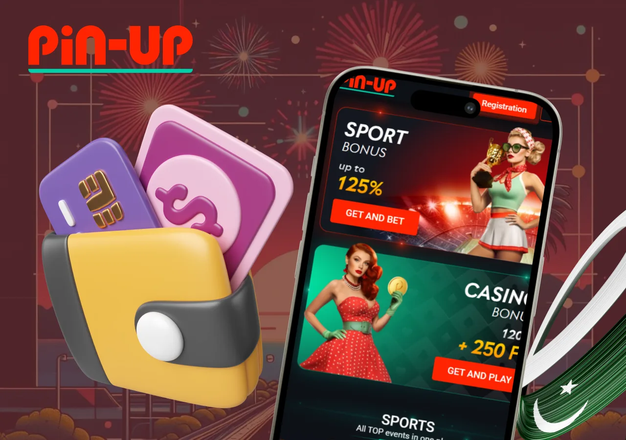 Awesome bonus for new Pin Up Pakistan customers on first time deposit