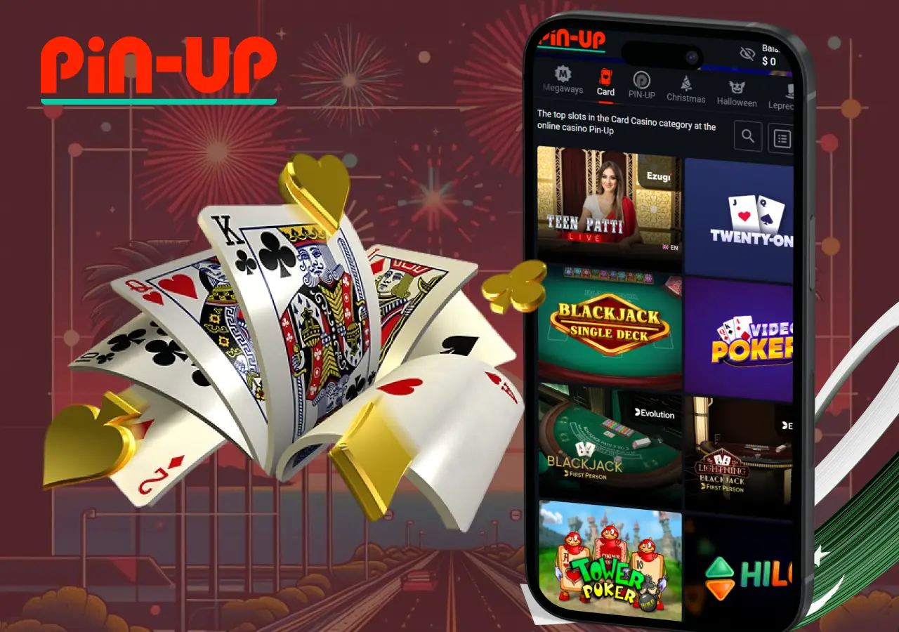 The popular Black Jack game is located in the Card Games section of the site